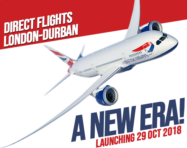 A New Era - Direct flights London to Durban